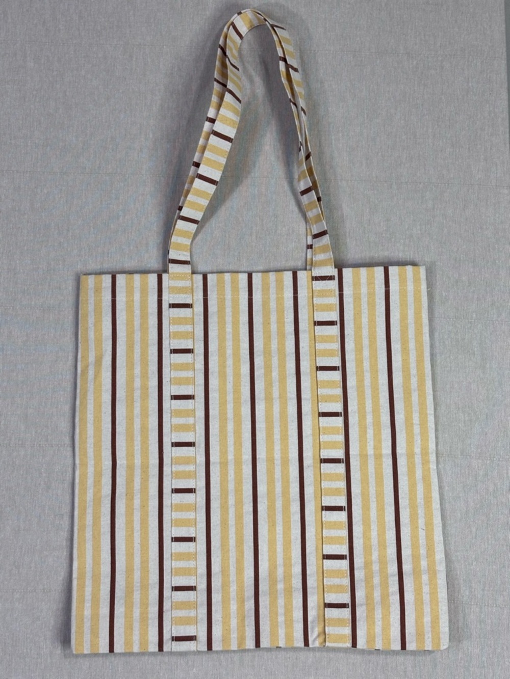 Sézane Et Octobre Paris Striped Canvas Tote French Market Chic Large Bag - Picture 3 of 4